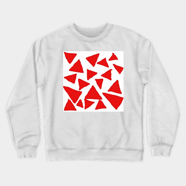 Red Chips Crewneck Sweatshirt by Deadfluffy
